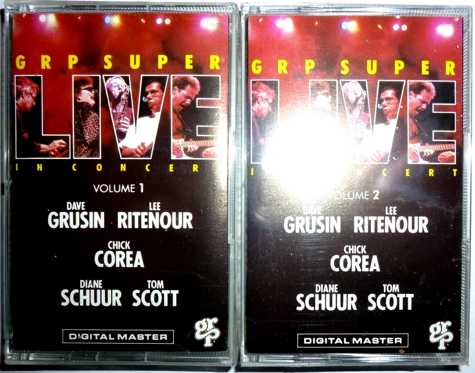 GRP Super Live In Concert / 2 MC / OVP Sealed / Cassette Tape / Jazz Chick Corea - Bild 1 von 1