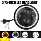 Headlight Projector HI/Lo Beam For Jeep Motorcycle C 55W 5.75" LED