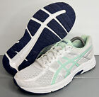 Asics Gel-Contend 4 Running Shoes White/Bay/Silver Womens Sz 10 T765n-0187 Super