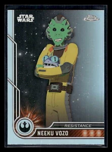 2023 Topps Chrome Star Wars #37 Neeku Vozo Refractor Mint+ New - Picture 1 of 2