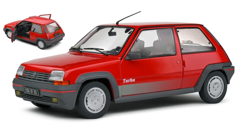 Solido 421186331 - 1 18 Renault 5 GT TURBO MK2 Blu - Nuovo