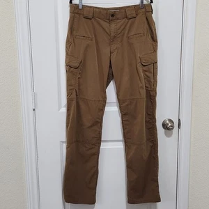 5.11 Tactical Pants Mens 34x34 Tan 8 Pocket Cargo Pants Ripstop Utility Outdoor - Picture 1 of 10