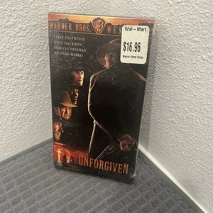 NEW - Unforgiven (VHS, 1993) Clint Eastwood Gene Hackman Morgan Freeman SEALED - Picture 1 of 1