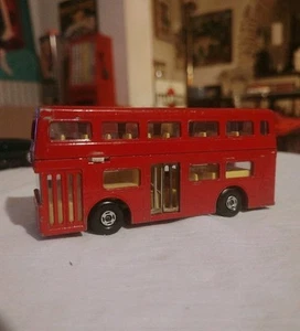 MATCHBOX -THE LONDONER SUPER KING Rosso-Serie 1-75 N°MB 17-Anno 1972-1:121 - Foto 1 di 9