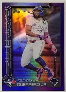 2025 Topps Vladimir Guerrero Jr. Purple Rainbow Foil /250 Toronto Blue Jays #163 - Foto 1 di 3