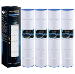 Paquete de 4 - Filtro de piscina Poolpure PLFPCC130 reemplaza Pentair CCP520, R173578, PCC130 - Imagen 1 de 5