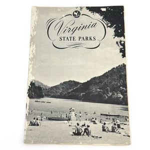 Vintage 50er Jahre Virginia State Parks Reiseprospekt - Bild 1 von 14