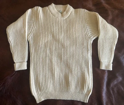 Suéter de Pescador de Lana Abercrombie & Fitch Vintage Años 60 Hecho en Inglaterra Mediano Foto 1 de 4