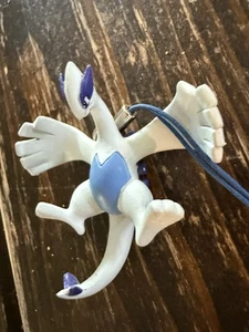Pokemon Lugia 1" Keychain With Blue Tie String OFFICIAL 1990’s Vintage - Picture 1 of 7