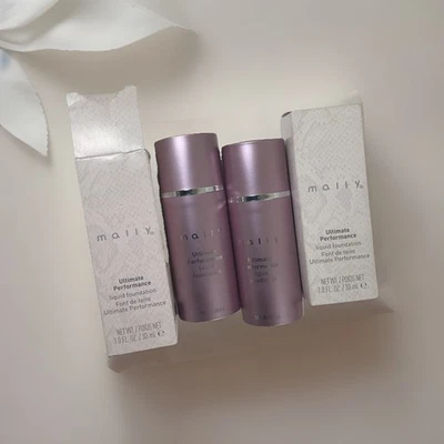 Lot Of 2 Mally Ultimate Performance Liquid Foundation *FAIR, 1.0 Fl Oz, As Shown - Image 1 of 4