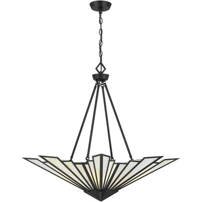 Colgante negro mate Savoy House Lighting 7-1038-4-89 Rivage Foto 1 de 4