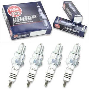 4pcs 88-90 Kawasaki EX250F Ninja 250R NGK Iridium IX Spark Plugs 249cc 15ci st - Picture 1 of 5