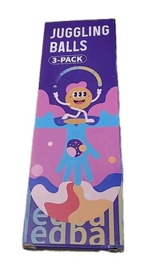 Bolas de malabares iluminadas brillan en la oscuridad LED USB recargables 105 g/3,9 oz Foto 1 de 4