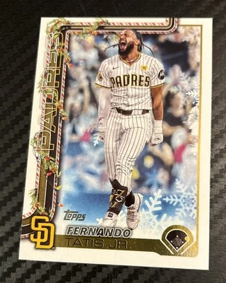 Вариант праздничного печенья 2025 Topps Holiday Fernando Tatis Jr H170 - Изображение 1 из 2