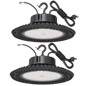 BFT UFO LED High Bay Light 240W 2PACK ETL gelistet 0-10V dimmbar High Bay 5k - Bild 1 von 7