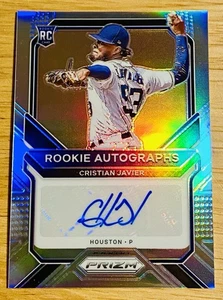 2021 Panini Prizm CRISTIAN JAVIER Rookie Autographs RC #RA-CJ Silver Prizm - Picture 1 of 3