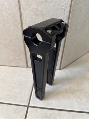 LA Choppers Performance Riser Straight Black 10" x 1-1/4" Harley M8 Softail - Image 1 of 4