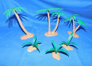 MARX REISSUE Palm Trees AND FERNS for Toy Soldiers (54MM) 19 Pieces - Picture 1 of 1