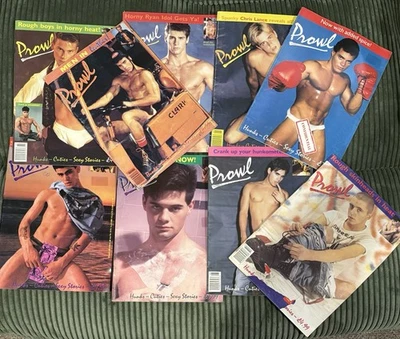 VTG  1990’s PROWL  Magazine Lot Of 9, Issue 3, 7, 8, 9, 11, 13, 14, 15 - Image 1 of 4
