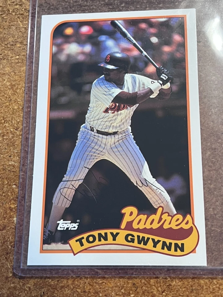 1989 Topps Baseball Talk Collection/LJN Toys # 62 Tony Gwynn - Image 1 of 2