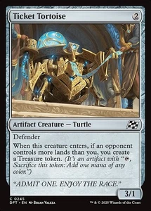 [MTG] Ticket Tortoise (Foil) (0245) (DFT) NM - Picture 1 of 1
