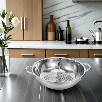  Hotpot Pentola Acciaio Inox Colino Per Pentole Calde Accessori Vasi Caldi - Immagine 1 di 4
