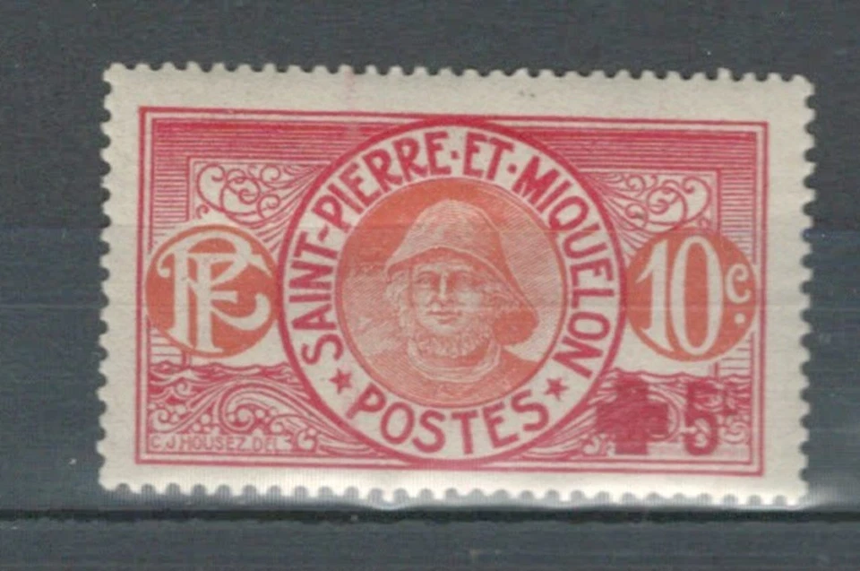 LOTE DE SELLOS SOBREIMPRESOS DE SAN PIERRE MIQUELÓN COLONIAS FRANCESAS CRUZ ROJA MH (STP 178) Foto 1 de 1