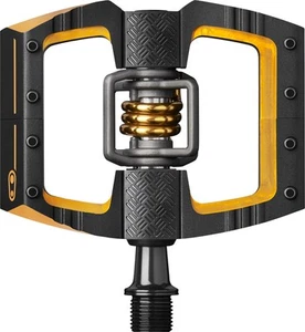 Crank Brothers Mallet DH 11 Dual Sided Clipless Pedals w/Platform 9/16" Blk/Gold - Picture 1 of 1