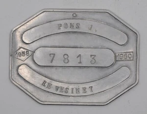 Marchand des 4 saisons - LE VÉSINET (Seine et Oise) marchand n° 7813 J PONS 1958 - Picture 1 of 2