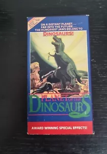 De colección Raro Planeta de los Dinosaurios (VHS 1987) De Colección Medios Ciencia Ficción - Imagen 1 de 4