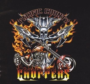 BEAU SWEAT SHIRT NOIR . CHOPPERS BIKER SKULL . S  M  L  XL  XXL  XXXL + ENFANT   - Picture 1 of 1