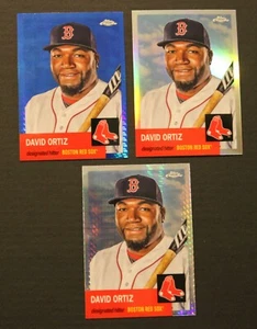 David Ortiz 2022 Platinum Anniversary Refractor Lot of 3 *See Pics* Red Sox - Bild 1 von 5