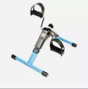 Mini Exercise Bike Under Desk Pedal Arm/Leg Trainer LCD Display Silver - Picture 1 of 5