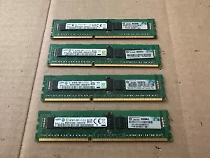 SAMSUNG 32GB (4X8GB) 1RX4 PC3-12800R MEMORY ECC RAM M393B1G70BH0-CK0Q8 I6-1(4) - Picture 1 of 4