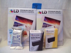 Premium Tintenstrahl Fotopapier (2) & Dell Tintenpatronen (3) - Bild 1 von 4