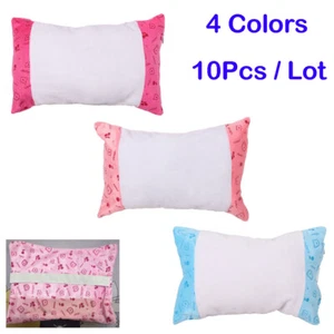 10Pcs Sublimation Blank Pillow Case Soft Cartoon Cushion Cover 30.5cm x 18cm - Picture 1 of 18