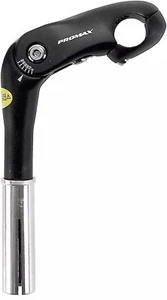 GENUINE PROMAX BLACK ALLOY COMFORT FLEXI-ANGLE STEM ADJUSTABLE ANGLE, - Picture 1 of 2