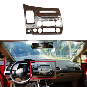 Panel de control interruptor de CA consola de grano de madera de ágata para Honda Civic 8th 2006-2011 - Imagen 1 de 6