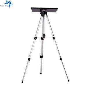 Protable Adjustable Tripod Stand With Tray Camera Projector Outdoor Home Office 
