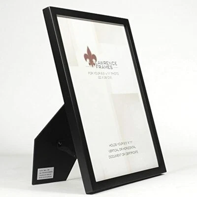 Marco de madera Lawrence 8,5x11 negro (mismo envío cualquier cantidad) Foto 1 de 2