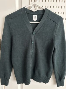 Gap Big Kids Cardigan, XL, Green - Picture 1 of 6