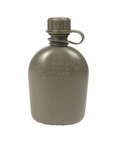 Botella de campaña estadounidense Kst.1QT orig.o.Hü., Outdoor, Camping, Military -NUEVA- - Imagen 1 de 3