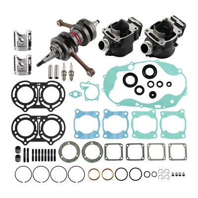 Kit completo de reconstrucción del motor del cilindro del cigüeñal para Yamaha Banshee 350 YFZ350 Foto 1 de 4
