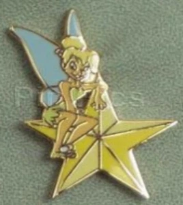 Disney Pin 49745 DLR Christmas 2005 Mini-Pin Tree topper Star Tinker Bell LE - Picture 1 of 8
