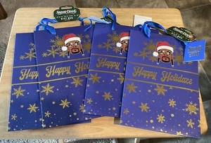 Lot Of 4 “Happy Holidaze” Snoop Dogg Christmas 10x7” Gift Bags NEW - Picture 1 of 1