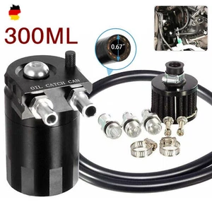 Universal Öl Catch Tank mit Filter Oil Can Auffangbehälter Ölsammler Ölbehälter - Afbeelding 1 van 16