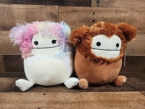 Squishmallows Bigfoot Couple Benny & Zaylee 7.5” Great Gift! Ships FAST! - Picture 1 of 4