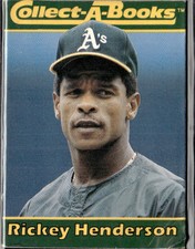 1990 Collect-A-Books #8 Rickey Henderson N/A N/A NM/MT+