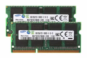 Samsung 16GB/8GB/4GB 2Rx8 PC3-10600S DDR3-1333Mhz SODIMM Laptop Memory RAM - Picture 1 of 10