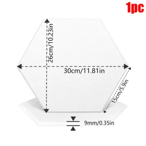 1/ 12Pcs Hexagon Studio Acoustic Panels Self-adhesive Sound Absorbing Wall Panel - Picture 1 of 28
